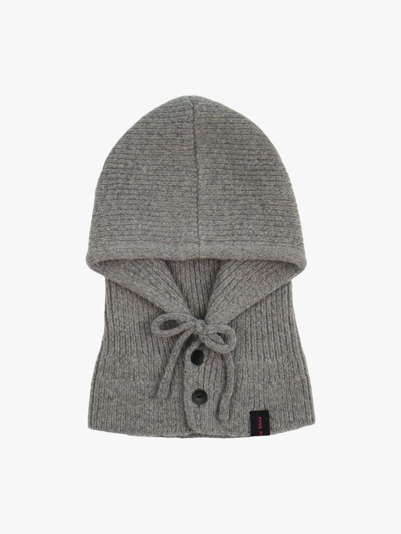 STRING KNIT BALACLAVA