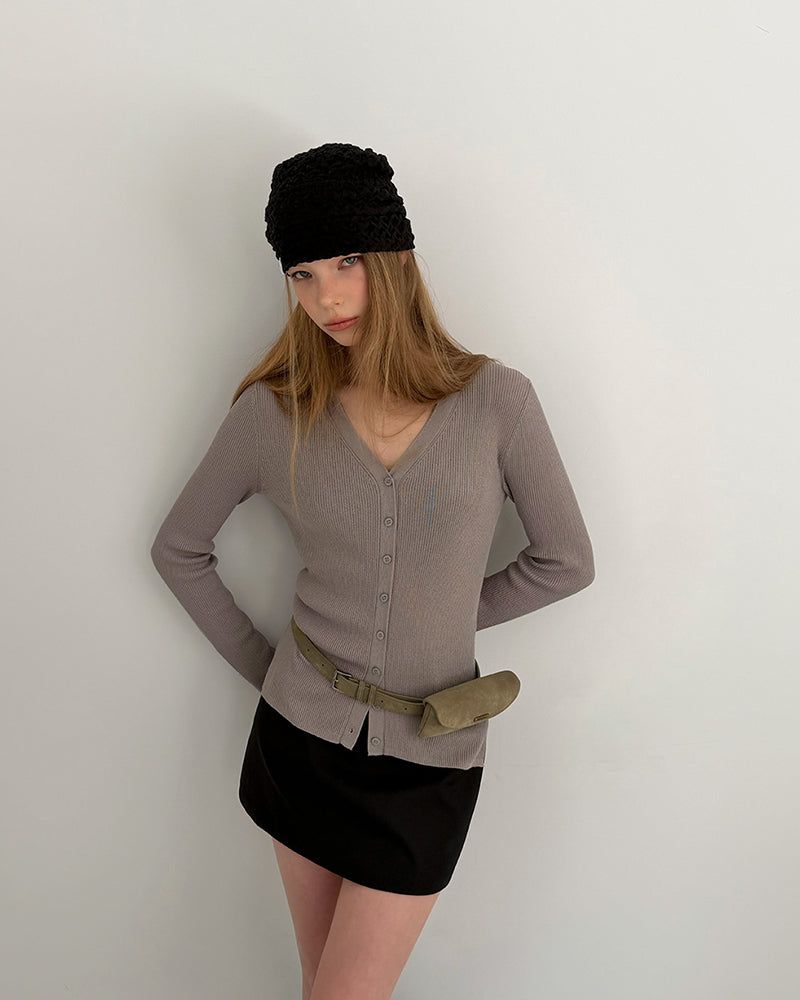 BEIDELLI（ベイデリー）の「[ORIGINAL] Evin Slit Button Cardigan（Tops）」