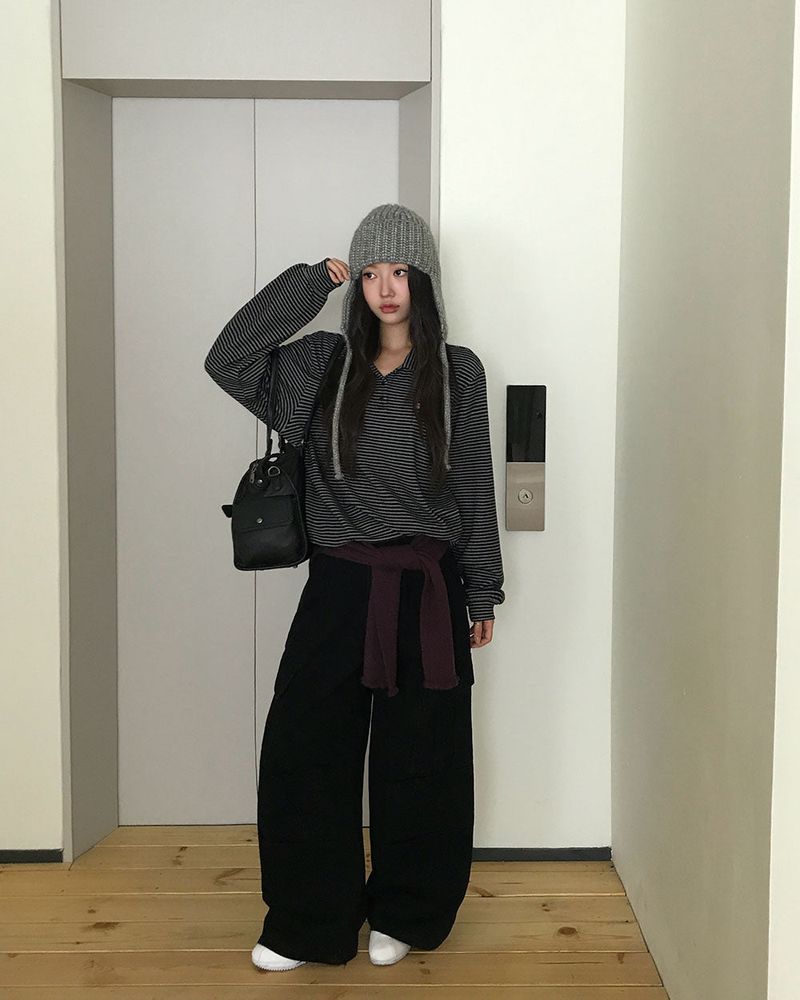 [ORIGINAL] Kinder Pigment Cargo Wide Pants