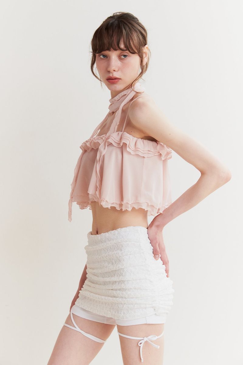 LILY SCARF TOP pink