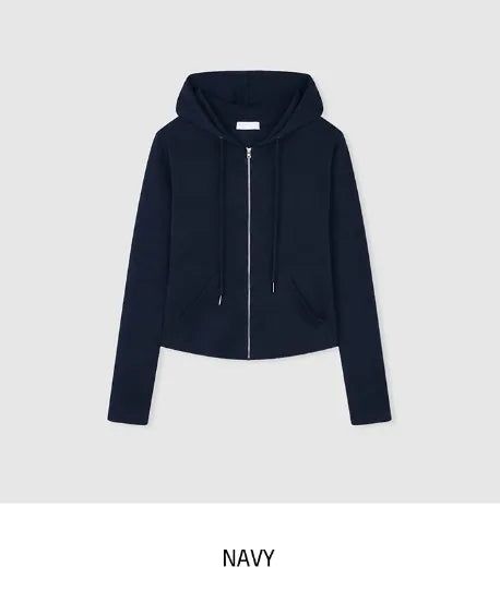 Randy Basic Slim Hood Zip-Up
