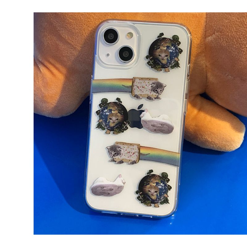 withsome（ウィズサム）の「Earth Cat Phone Case（Smartphone Accessories）」