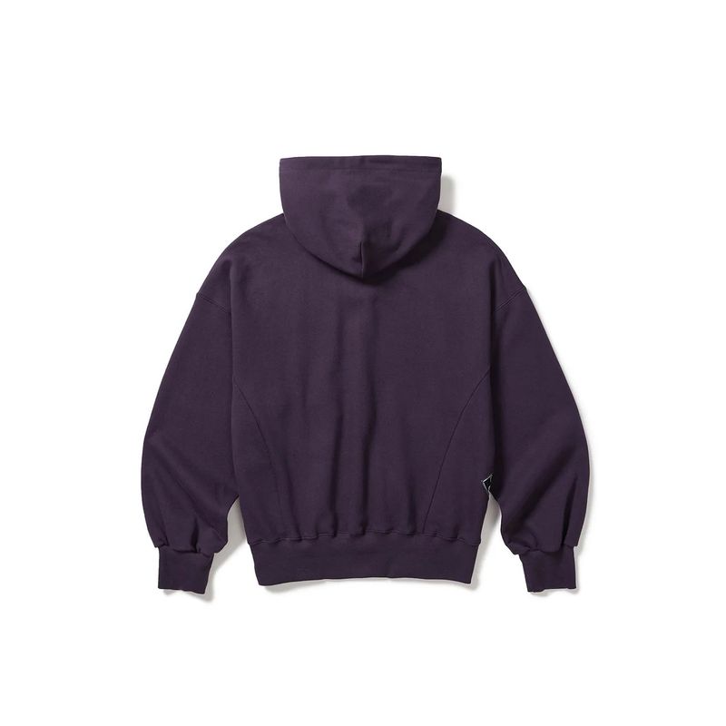 Boiling patched hoodie / Purple