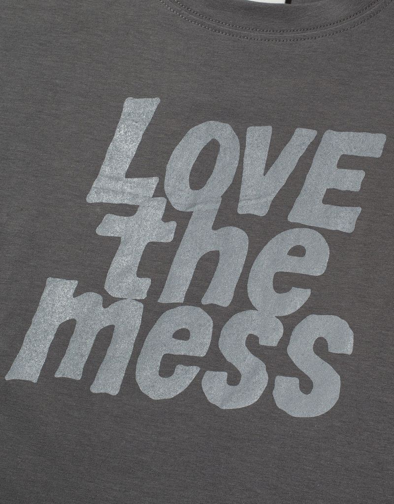 LTM Crop T-shirt (DARK GREY)