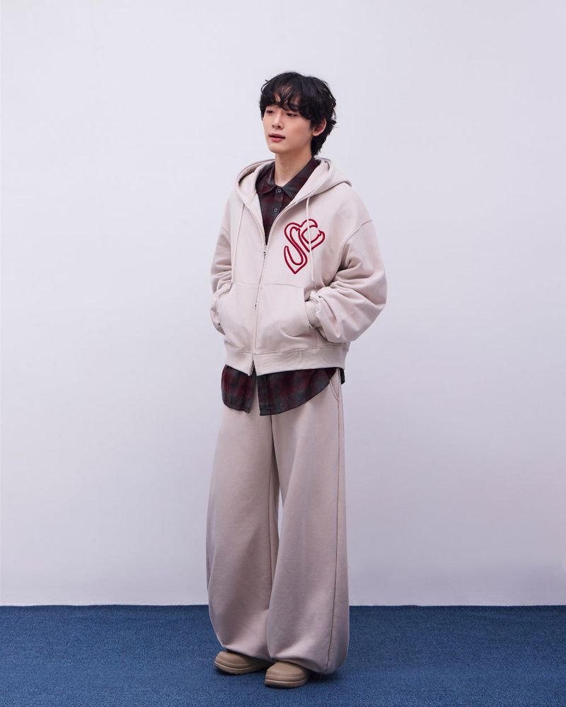26SS★ Rubber Stitch Hood Zip-Up