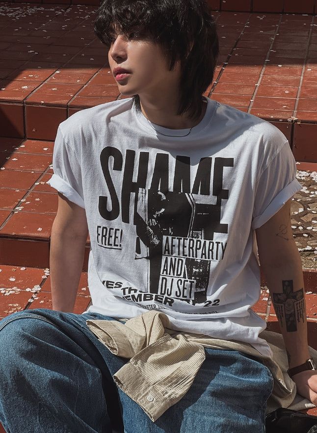 After Printing Loose Fit Short Sleeve