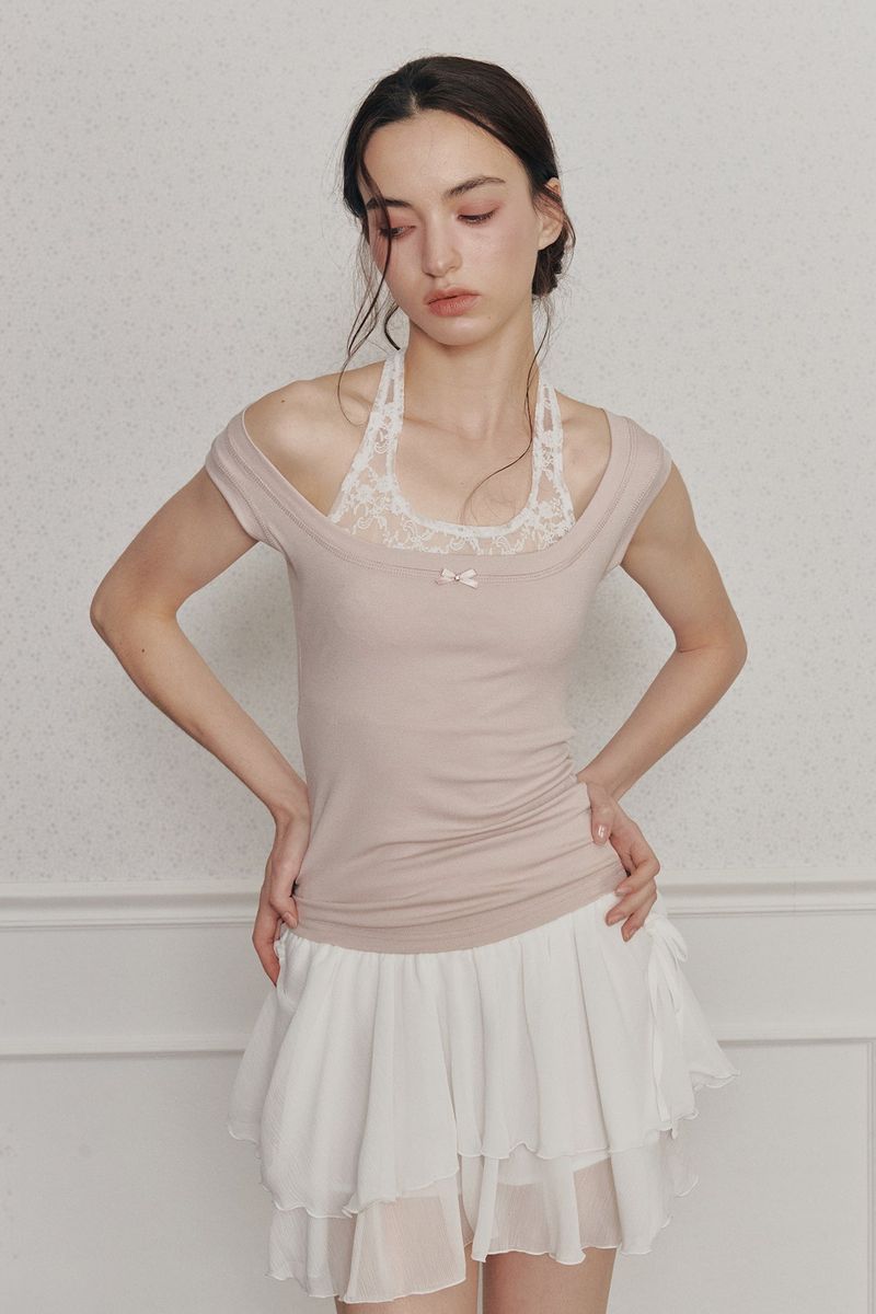 PAIN OR PLEASURE（ペインオアプレジャー）の「REGINA TOP pink（Tops）」