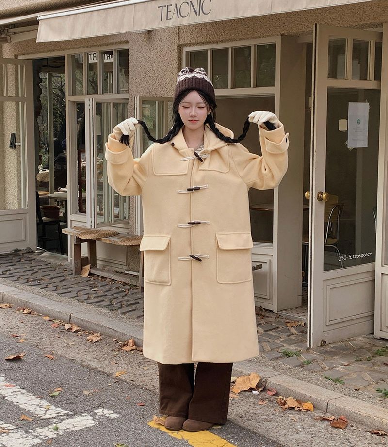 [BELLIDE MADE] Wendy's Duffle Long Coat with Toft