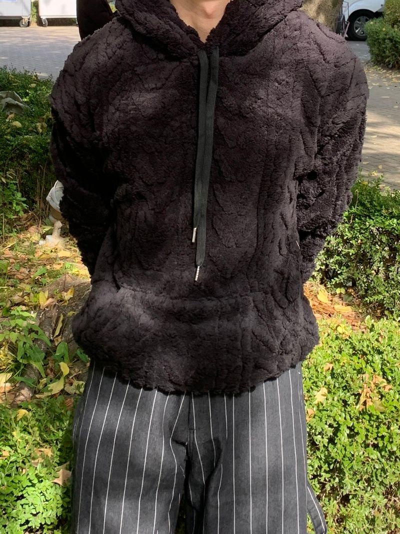 Mensfloor（メンズフロア）の「Suave Wool Cable Hood（Tops）」