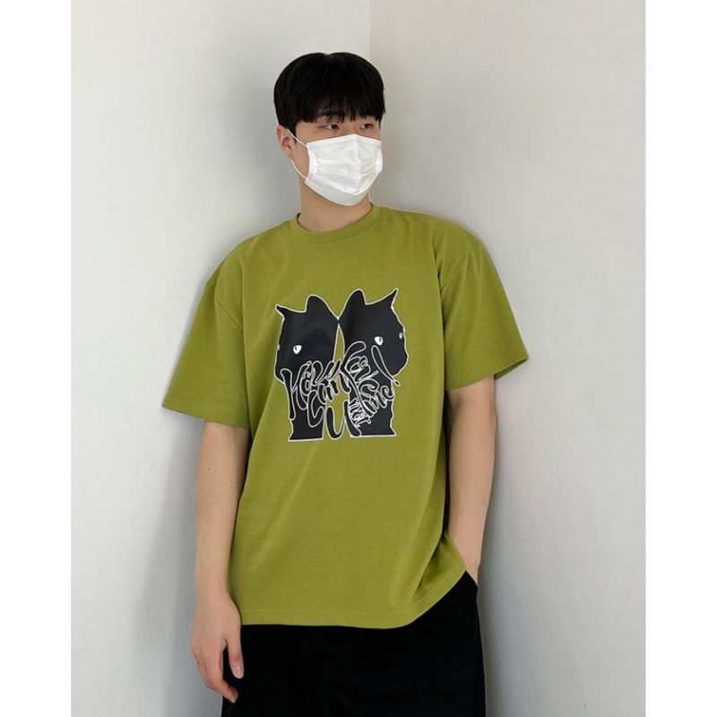 TWO CATS LOGO T-SHIRTS 3COLOR
