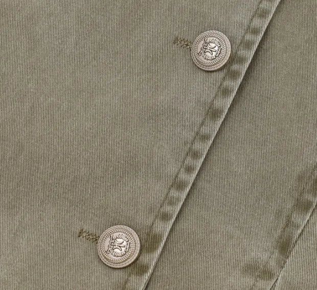 Work Pocket High-Neck Cropped Jacket