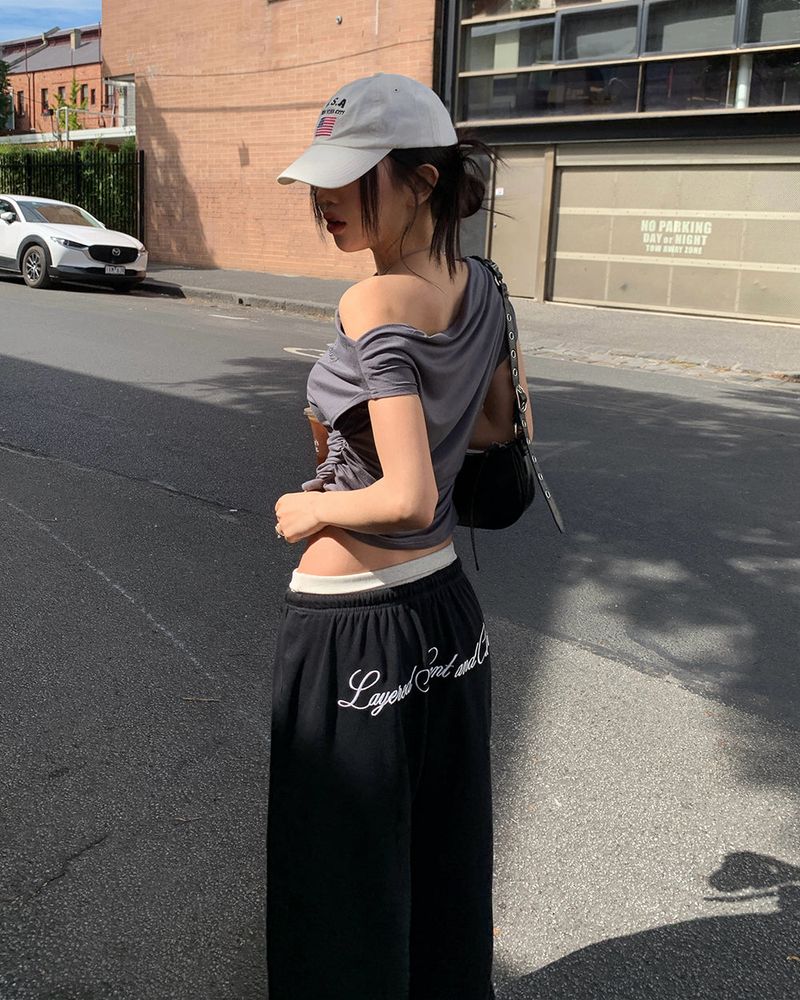 [ORIGINAL] Calling Lettering Training Two-Way Pants