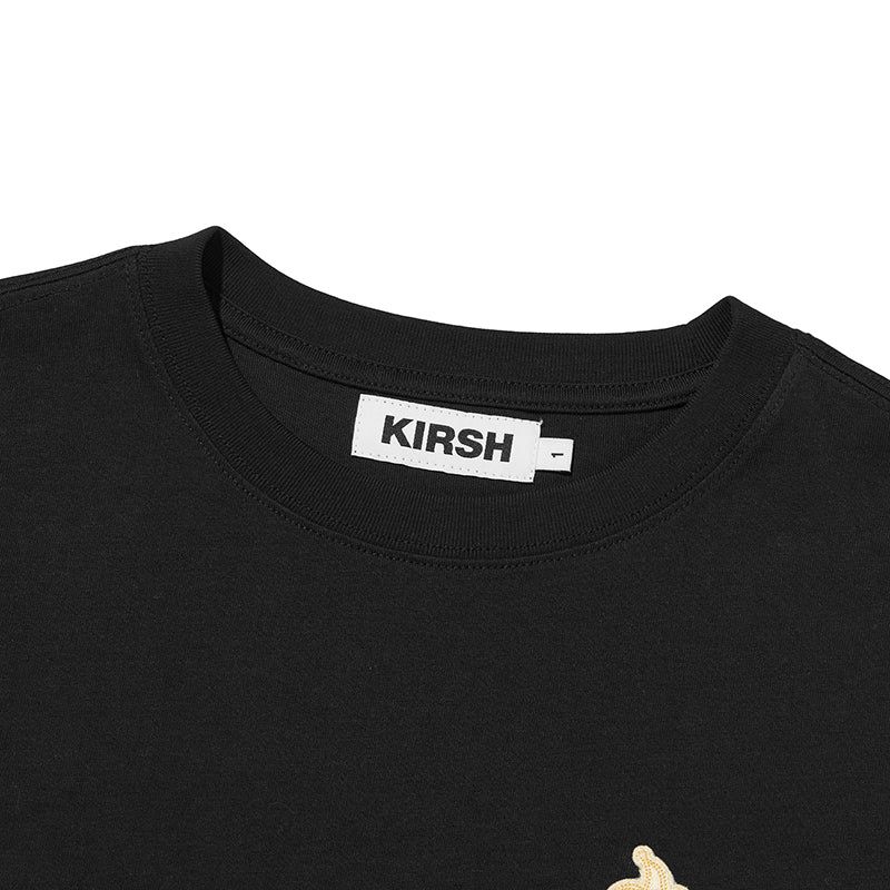 SMALL CHERRY CROP T-SHIRT [BLACK]