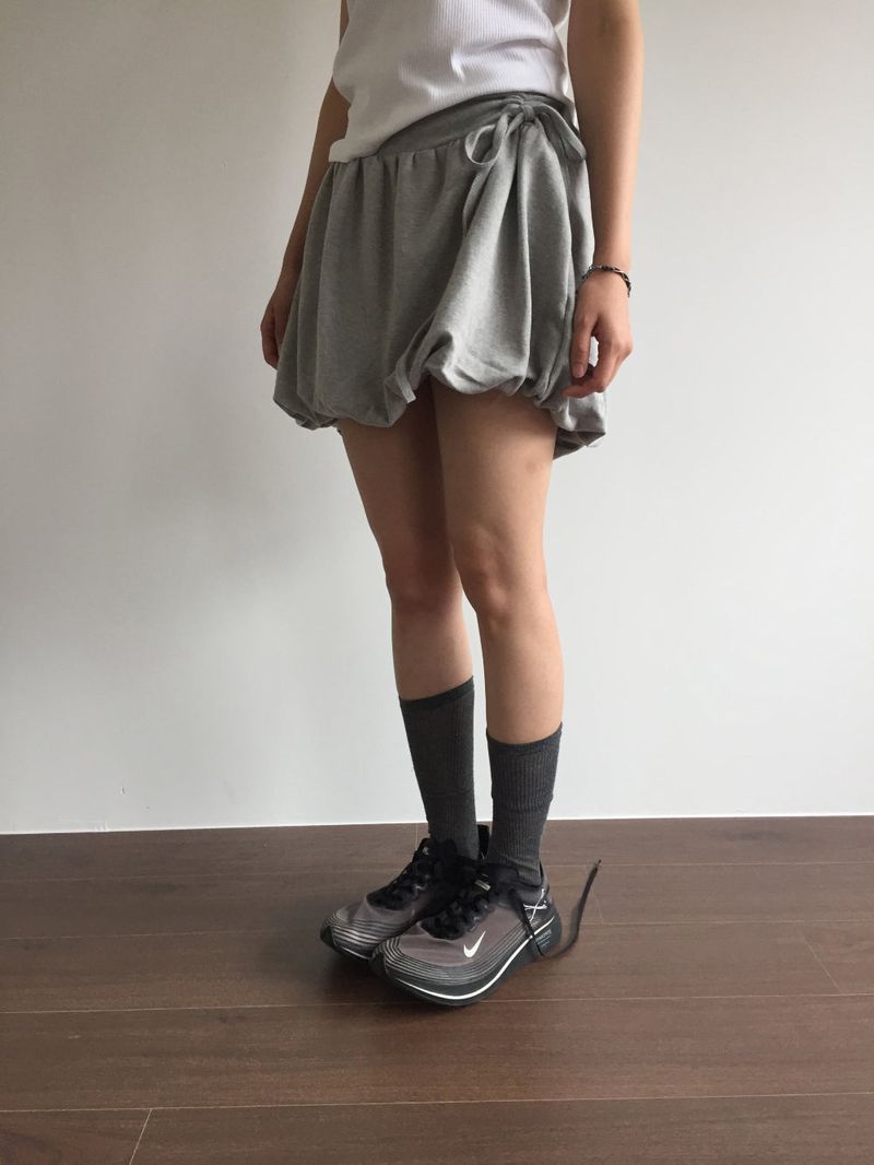 Coco shirring pumpkin skirt  (2color)