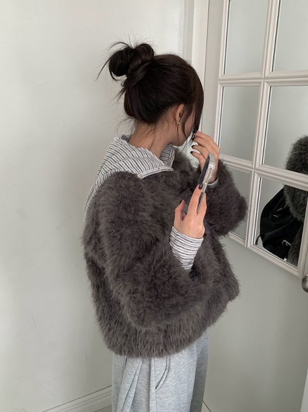 Dokyu Fur Collar Duffle Jacket