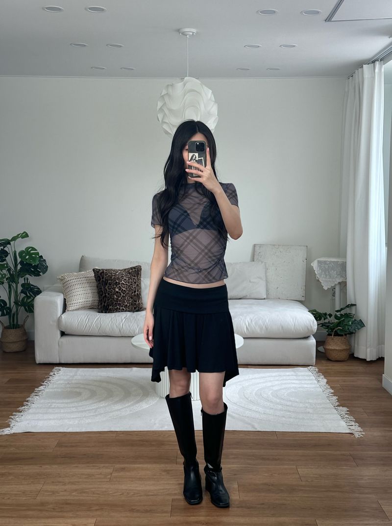 candy check mash tee