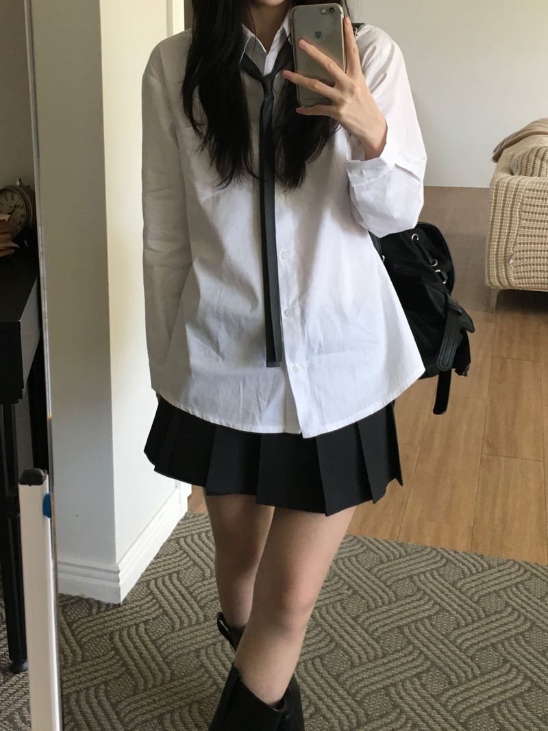 Basic Cotton Shirt (one color)