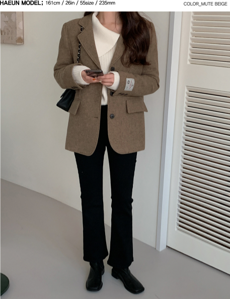 [SHOPPERMADE] Wool Premium Jacket (2color)
