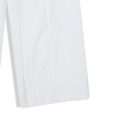 Wrap Snap Hidden Button Wide Slacks