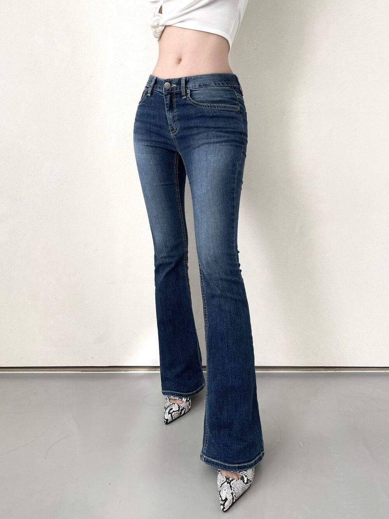 Seow(ソウ)の「1038. Highlight low span denim boots cut (2color)(Pants)」