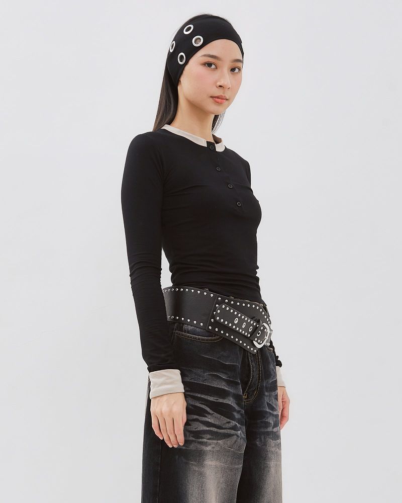 Two Tone Longsleeve Top