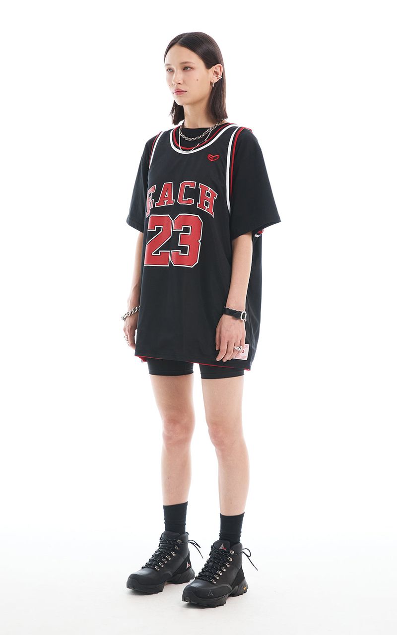 REVERSIBLE JERSEY_ RED/BLACK