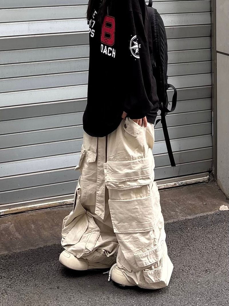 module velcro multi cargo pants