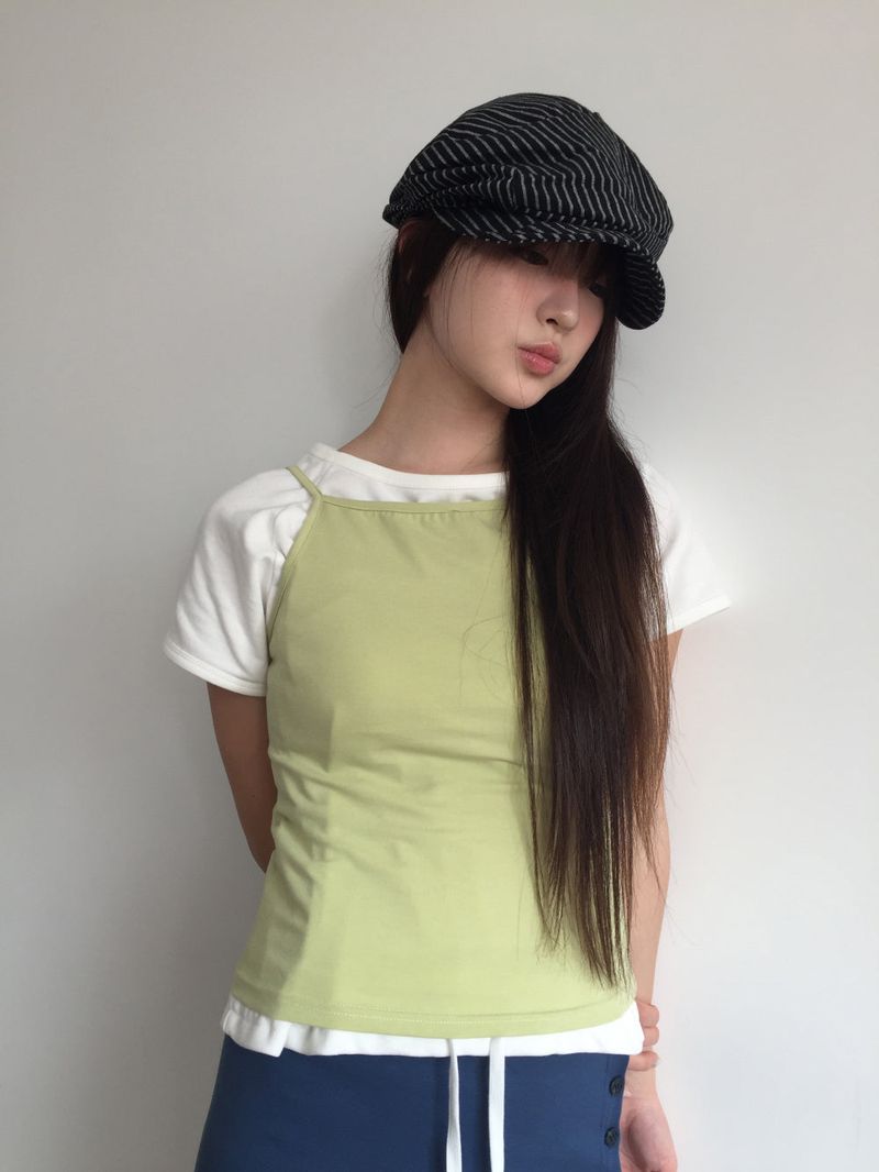 Boat striped beret (3color)