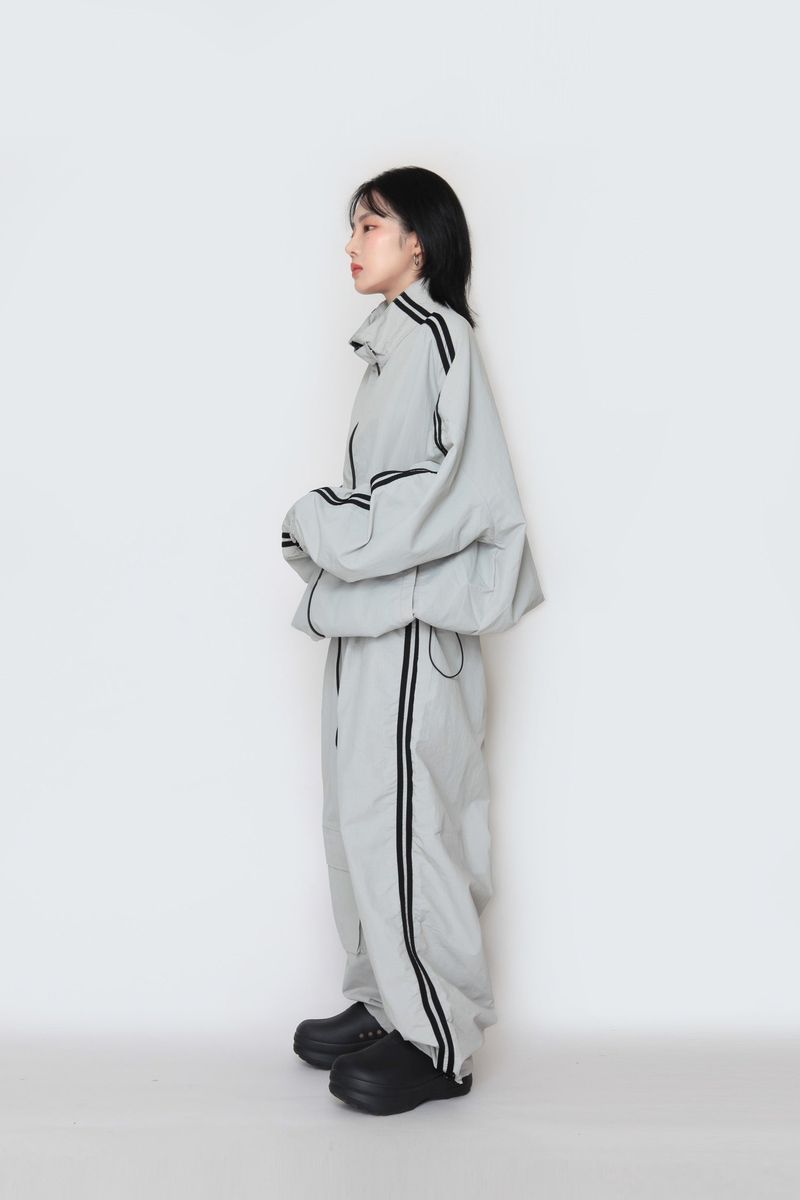 Track High Neck Zip-Up