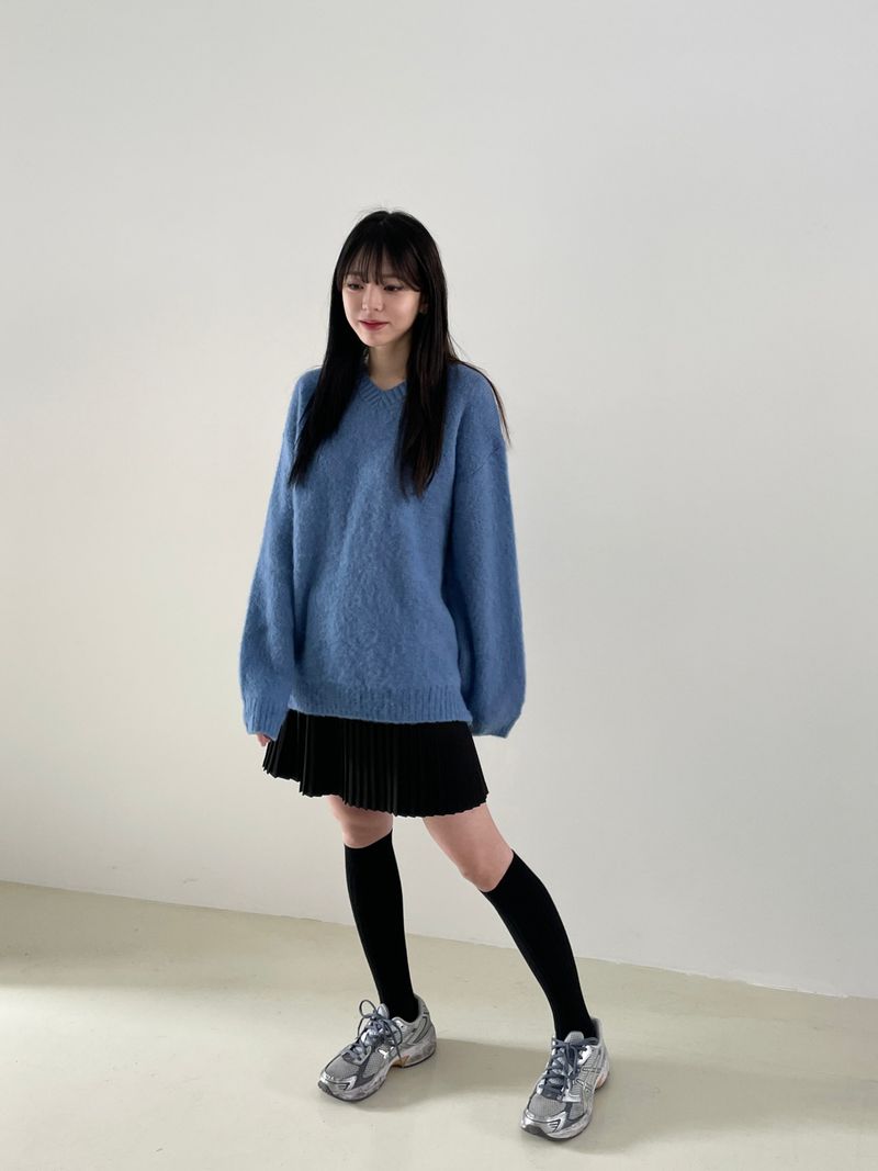 Certain mini pleats skirt