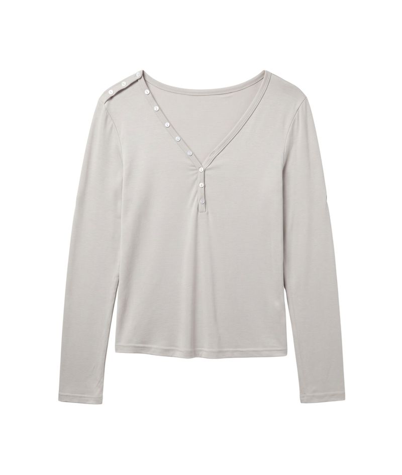 (Set) Mina V-Neck Layered T-Shirt