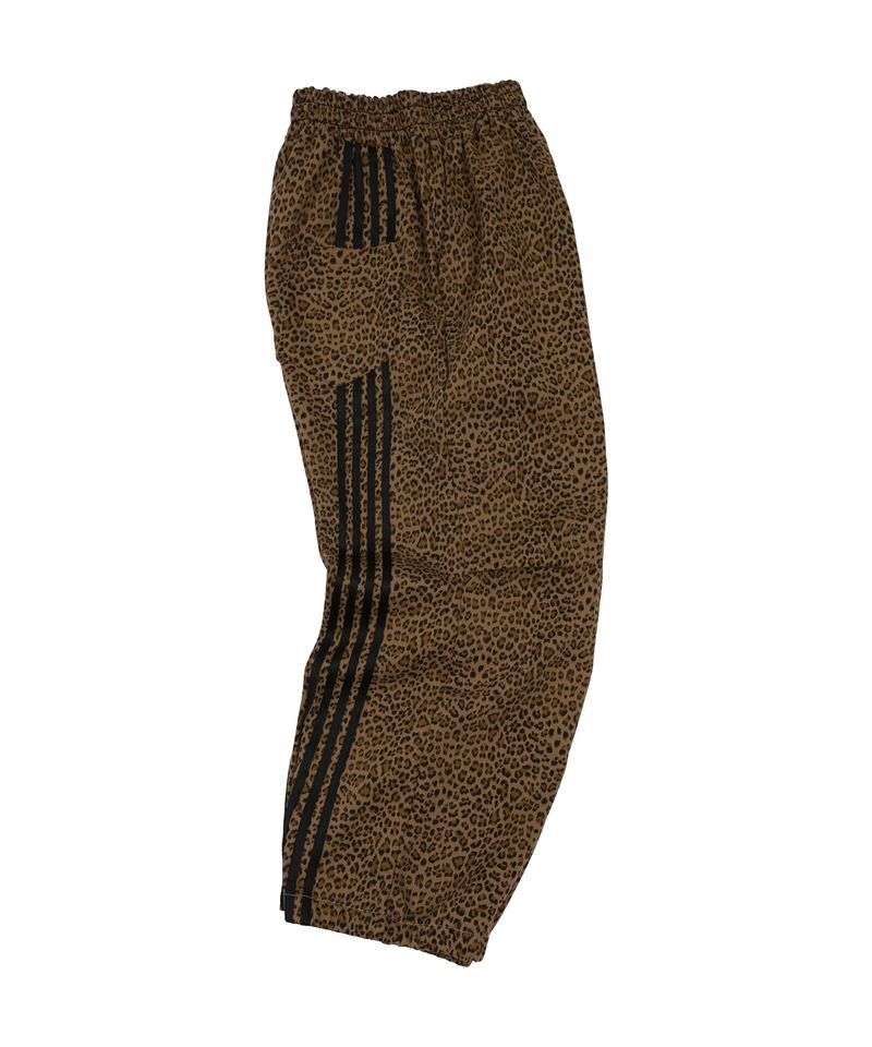 Two-Tuck Wide Pants Leopard