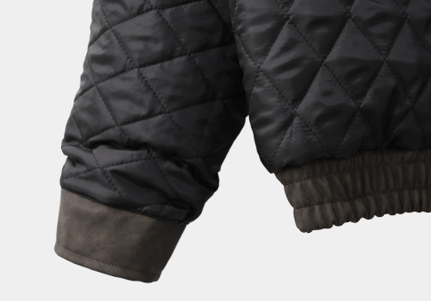Waini A2 Crack Quilting Two-Way Overfit Mustang Jumper