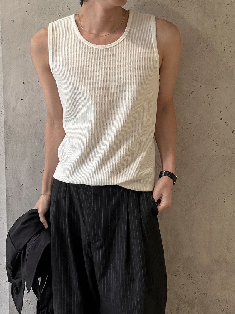 Cos waffle sleeveless