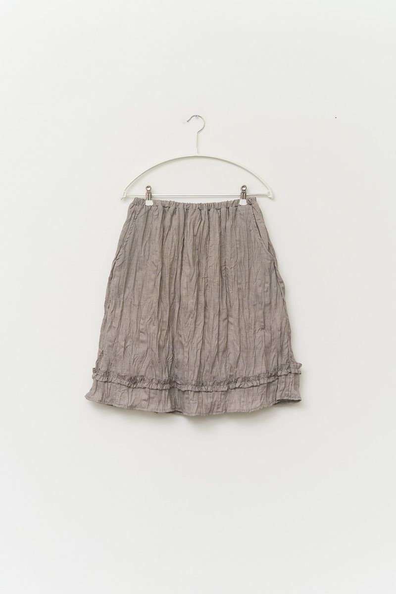 (W) Sun Wrinkled Skirt