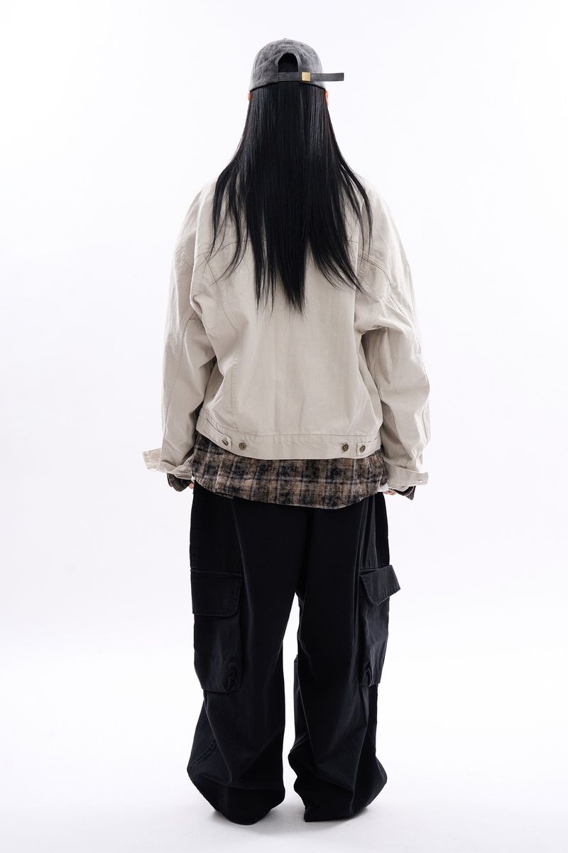 Ely washed loose trucker jacket