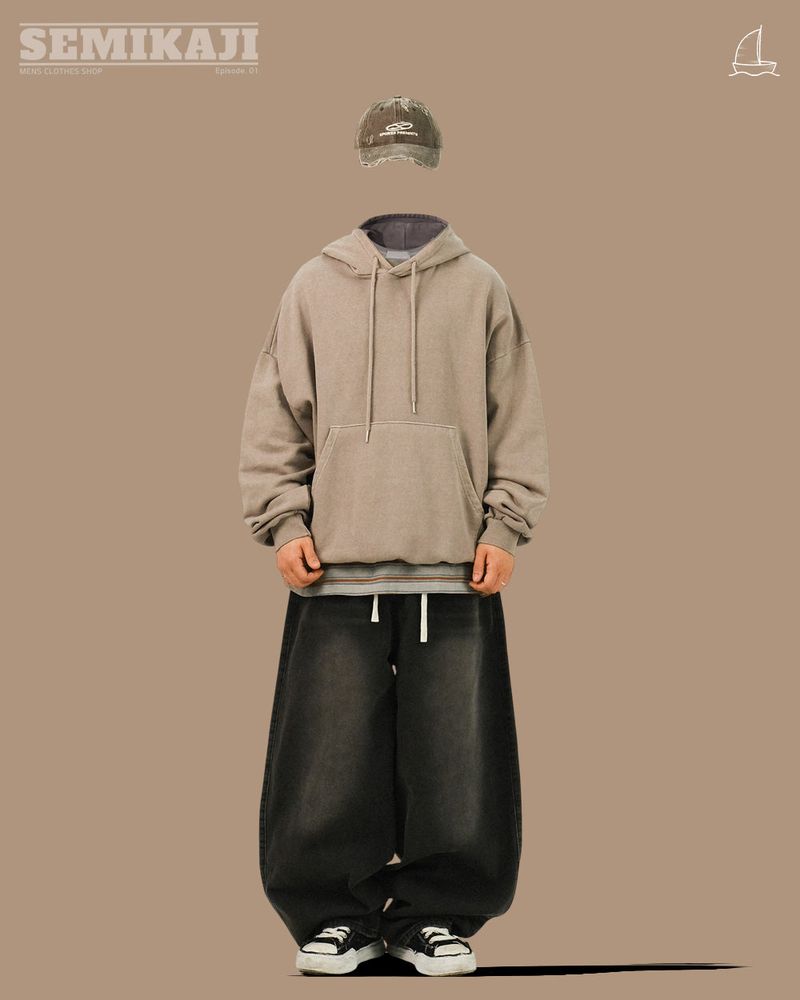 CLU Pigment Basic Overfit Hoody