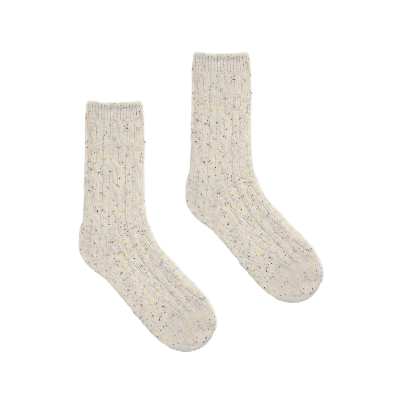 [3EA 1SET] SPECKLED WOOL SOCKS SET