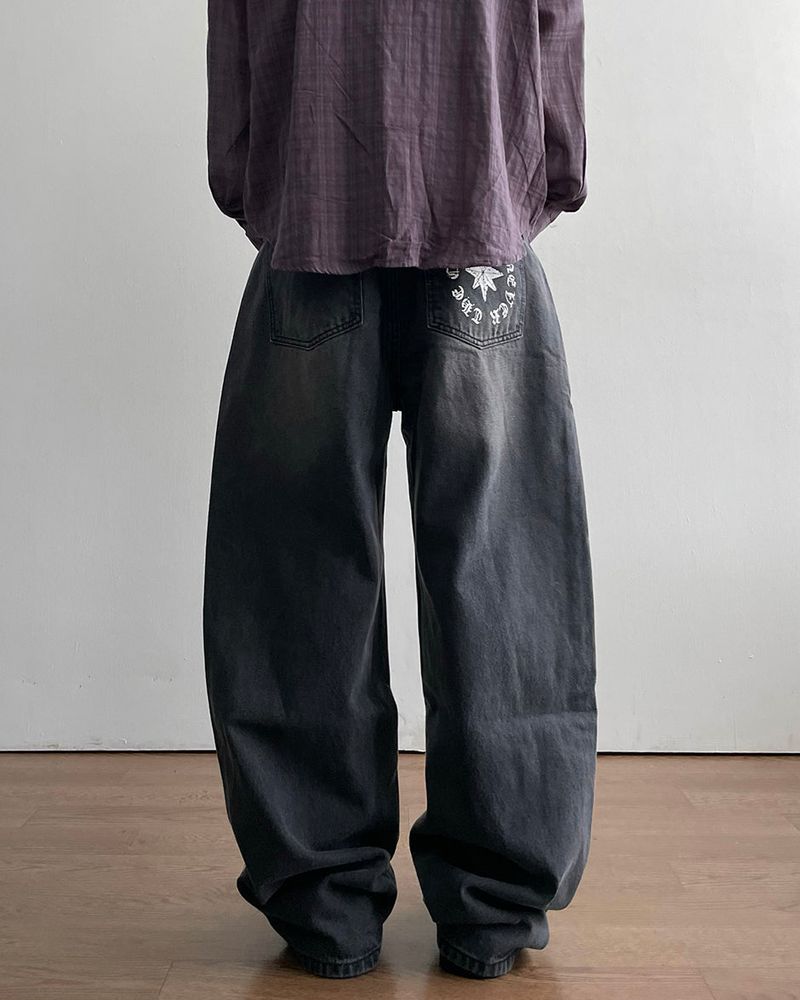 Kane Printing Denim Pants