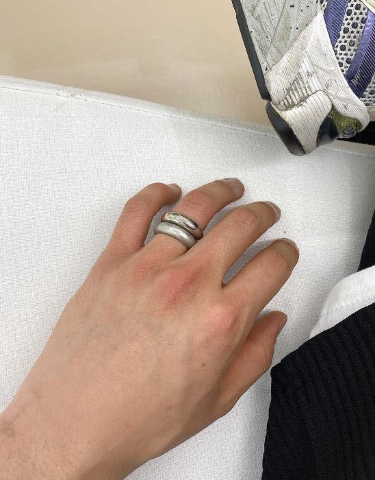 No.8795 cylinder silver RING