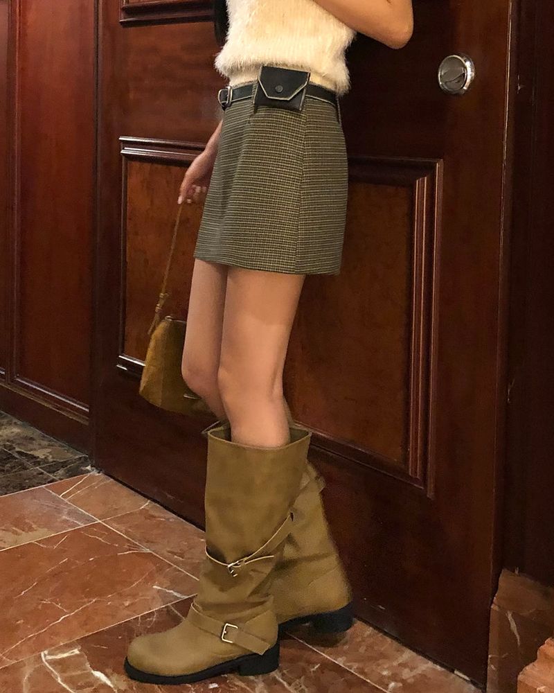[ORIGINAL] Lynch Low Checkered Skirt