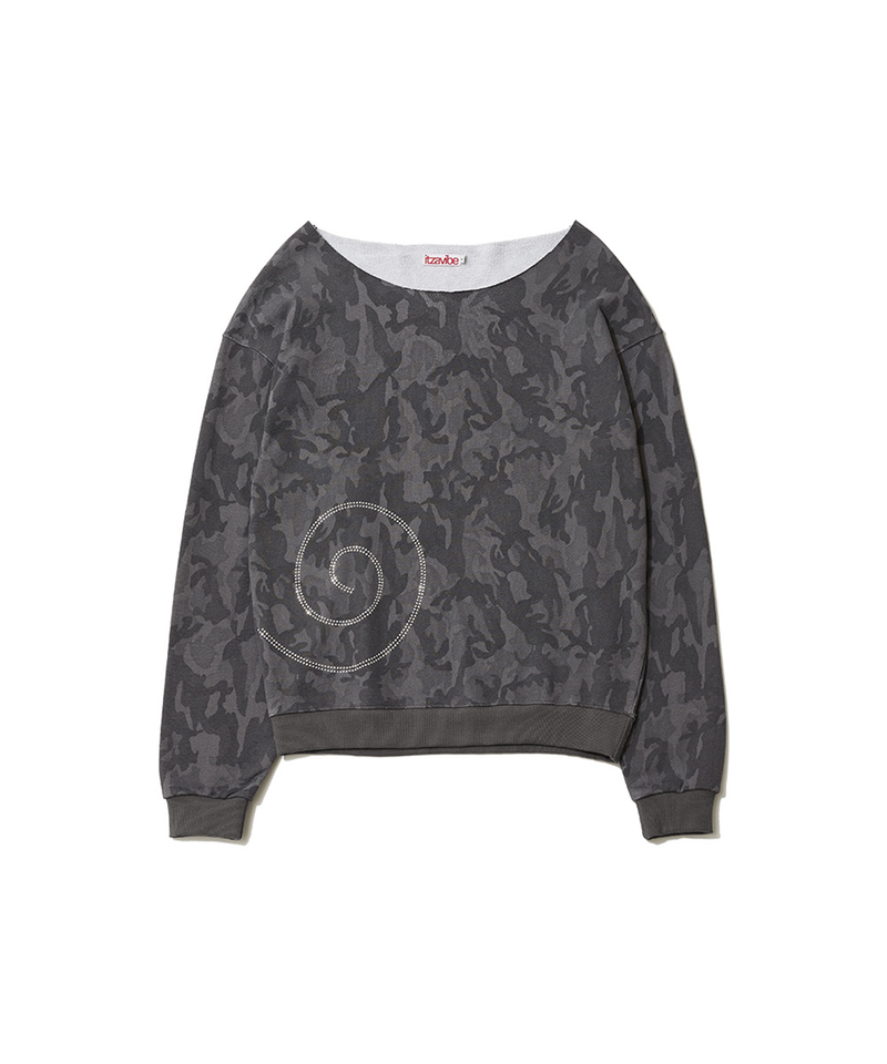 CAT TAIL CAMO OFF SHOULDER