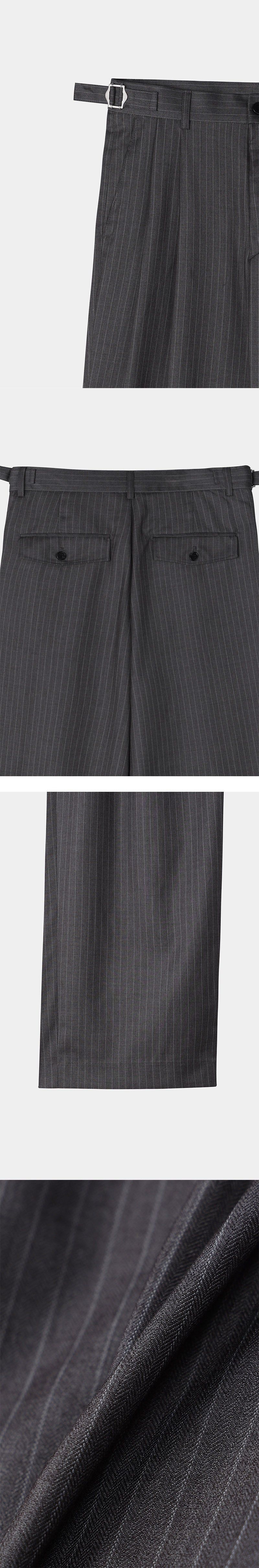 [S/S] Stripe two tuck slacks(2color)
