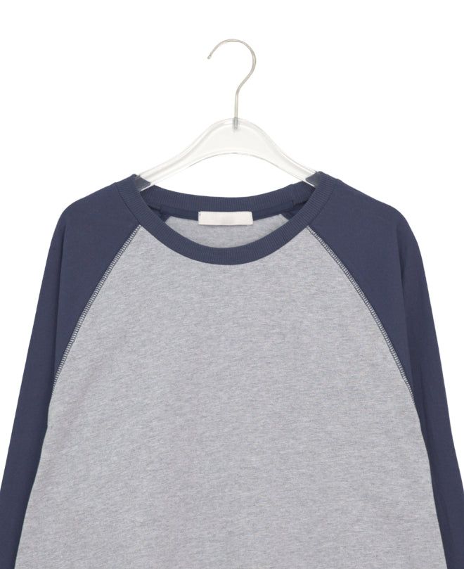 [unisex] Clove Over Fit Raglan Long Sleeve Tee