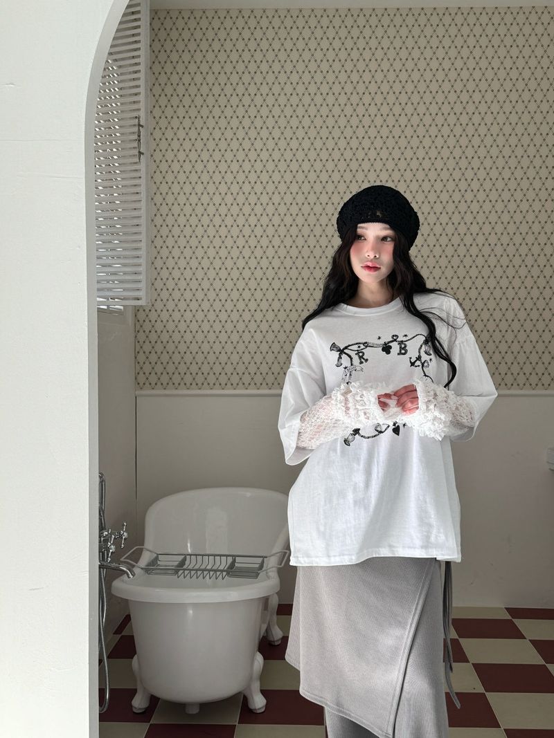 BELLE Lace Layered T-shirt