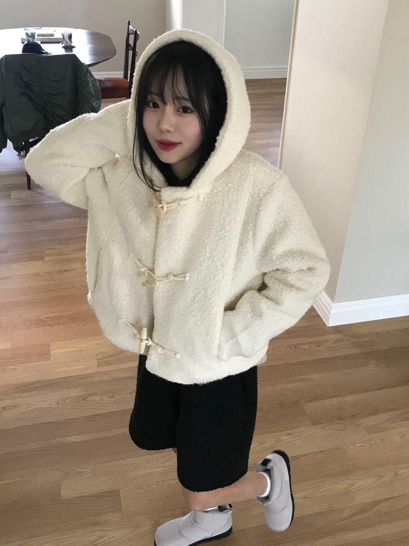 Emery short duffle coat
