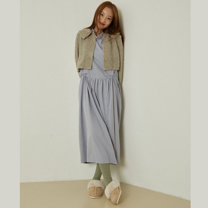 Azure short cardigan (brown)