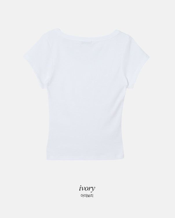 バイオウォッシングベーシックショートスリーブTシャツ(3color)