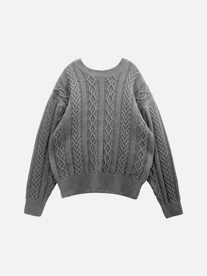 Leeum Fisherman Wool Knit 4C