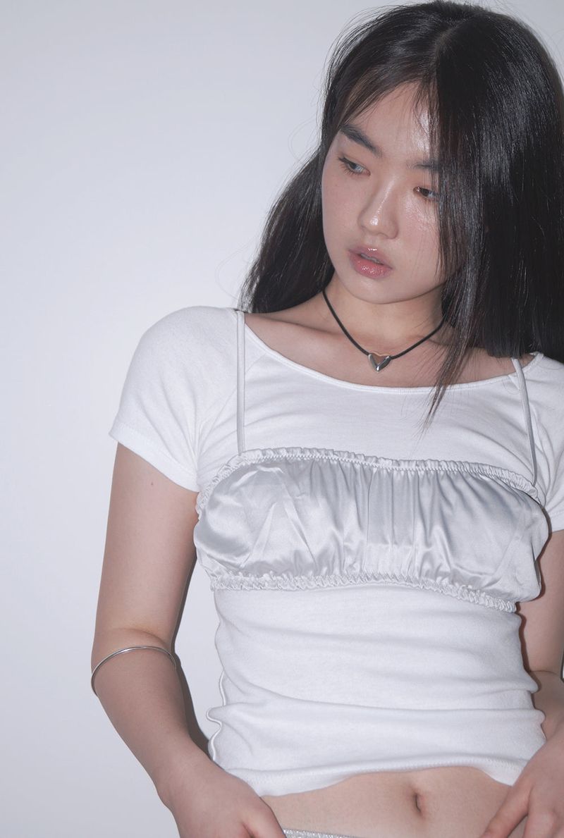 HEART STRING SILVER NECKLACE